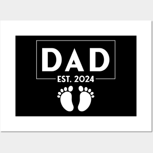Dad Est. 2024 Posters and Art